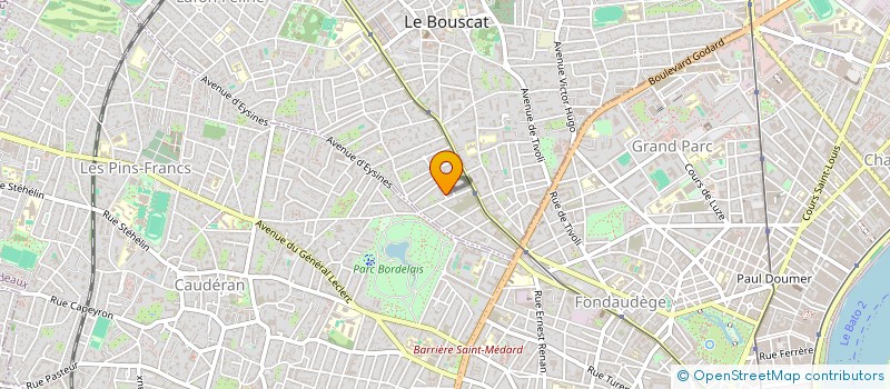 localisation de l'entreprise PASCAL  LE BOUSCAT