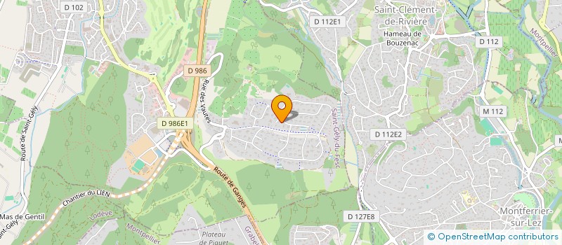 localisation de l'entreprise PASCAL  SAINT-GELY-DU-FESC