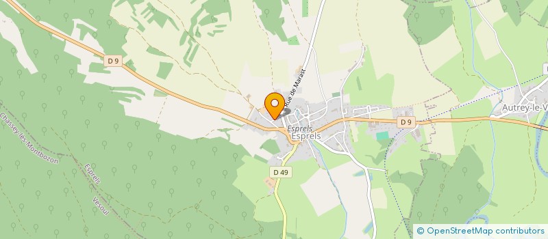 localisation de l'entreprise PASCAL  ESPRELS