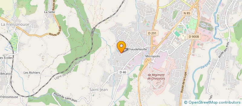 localisation de l'entreprise PASCAL ALPES MAINTENANCE CHAUFFAGE à GAP