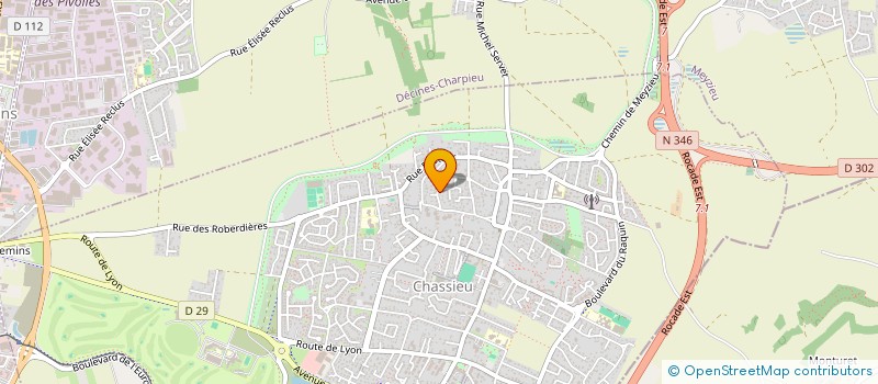 localisation de l'entreprise PASCAL AND ROCH  CHASSIEU