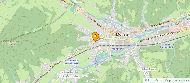 localisation de l'entreprise PASCAL BANNWARTH FORMATION  MUNSTER