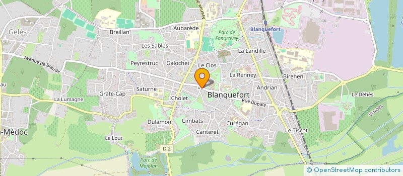 localisation de l'entreprise PASCAL BERGEY VINS ET MILLESIMES à BLANQUEFORT