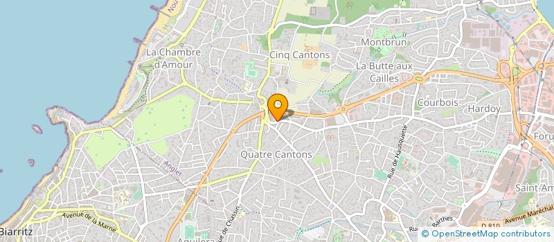 localisation de l'entreprise PASCAL BLANDIN ARCHITECTE  ANGLET