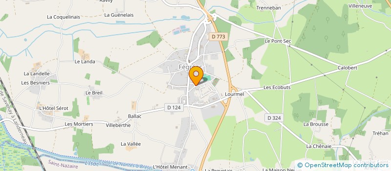 localisation de l'entreprise PASCAL BOULO ELECTRICITE GENERALE  FEGREAC