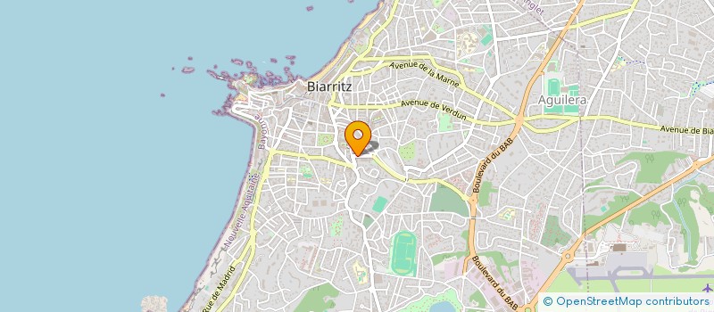 localisation de l'entreprise PASCAL BRAGAS IMMOBILIER à BIARRITZ