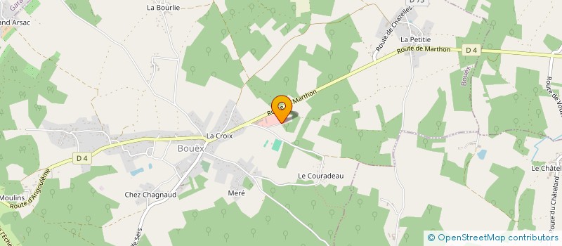 localisation de l'entreprise PASCAL BRULAUD à BOUEX