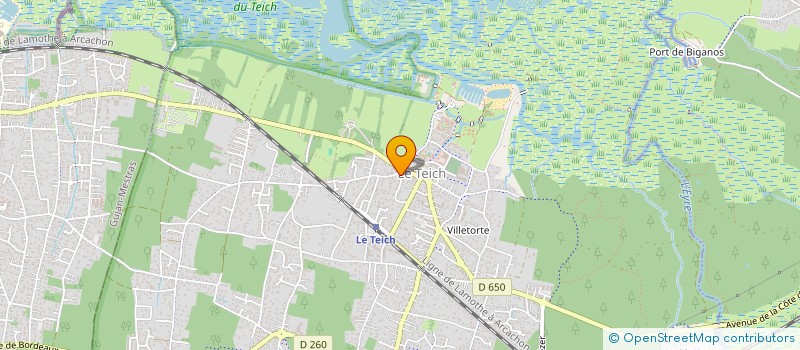 localisation de l'entreprise PASCAL BRUNIE  LE TEICH