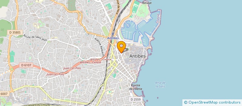 localisation de l'entreprise PASCAL BRUNO MARINE DECOR  ANTIBES