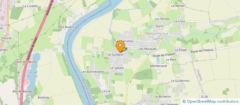 localisation de l'entreprise PASCAL CARRE CONSULTING à MESSIMY-SUR-SAONE