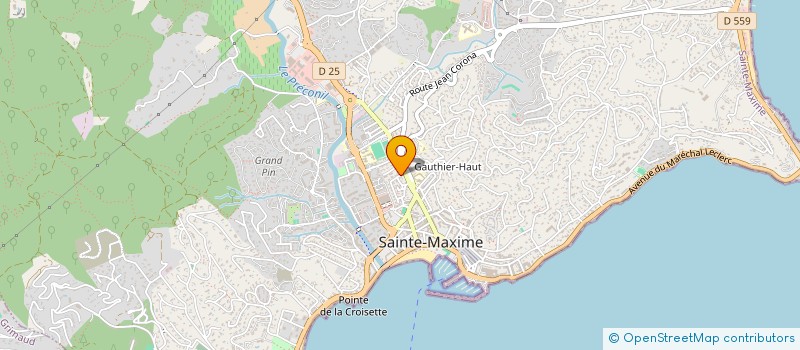 localisation de l'entreprise PASCAL CARRELAGE à SAINTE-MAXIME