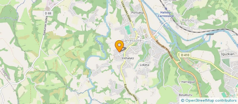 localisation de l'entreprise PASCAL CARRERE ARCHITECTE  LARRESSORE