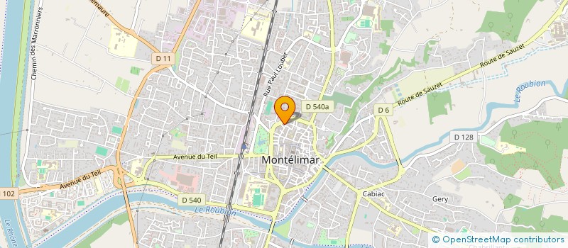 localisation de l'entreprise PASCAL CHANAS à MONTELIMAR