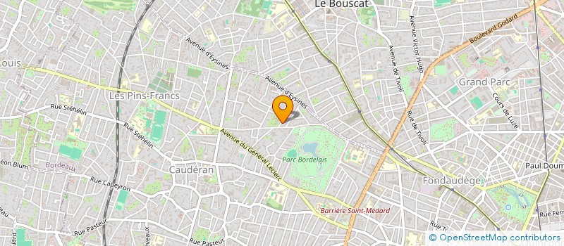 localisation de l'entreprise PASCAL CHATONNET CONSEIL à BORDEAUX