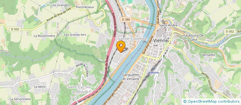 localisation de l'entreprise PASCAL & CHRISTINE  SAINTE-COLOMBE