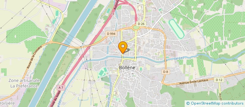 localisation de l'entreprise PASCAL DAYRE HOLDING à BOLLENE