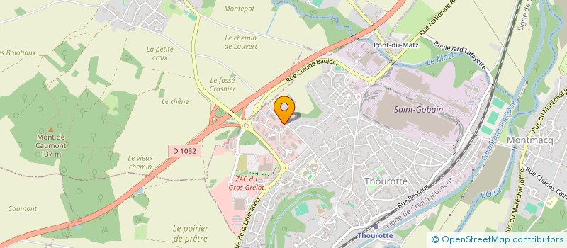 localisation de l'entreprise PASCAL DEMONT ENTREPRISE D'ELECTRICITE à THOUROTTE