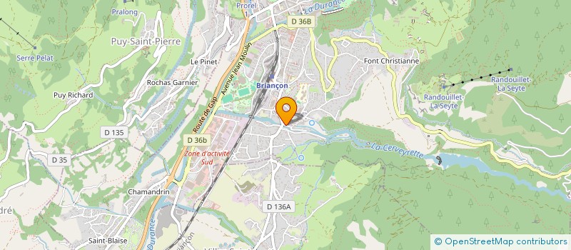 localisation de l'entreprise PASCAL DETRIE INDIVISION à BRIANCON