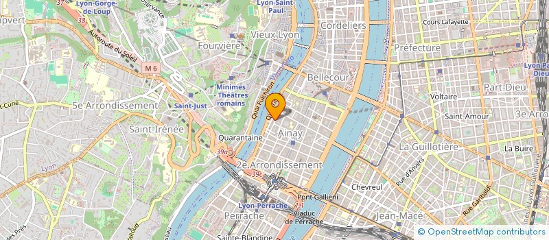 localisation de l'entreprise PASCAL DEUXIEME EDITION à LYON