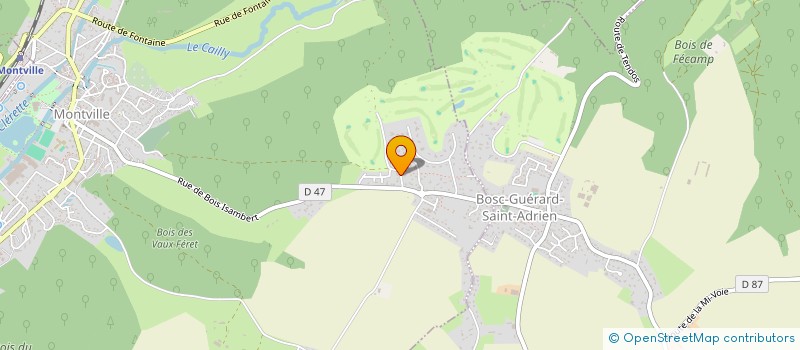 localisation de l'entreprise PASCAL DEZ MAGNETISEUR  MONTVILLE