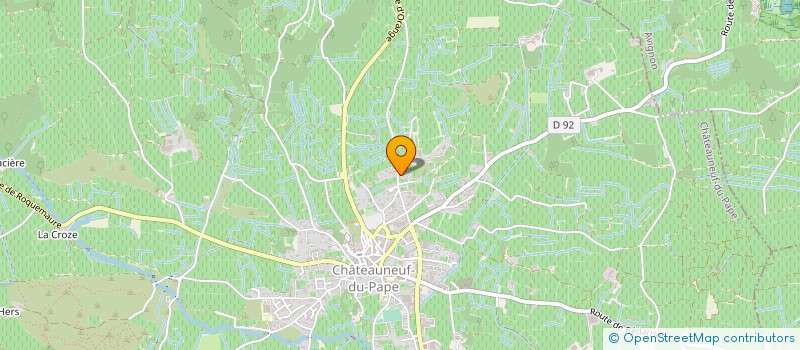 localisation de l'entreprise PASCAL DIFFONTY ET FILLE  CHATEAUNEUF-DU-PAPE