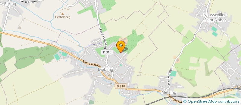 localisation de l'entreprise PASCAL DOERFLINGER SCI A.C.OR  DIEBLING