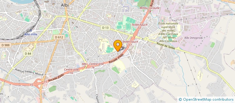 localisation de l'entreprise PASCAL ET BEATRIX à ALBI