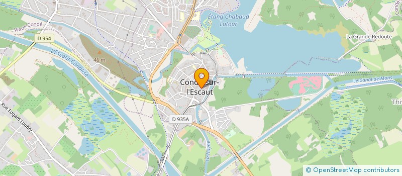 localisation de l'entreprise PASCAL ET MARIE BATARD  CONDE-SUR-L'ESCAUT