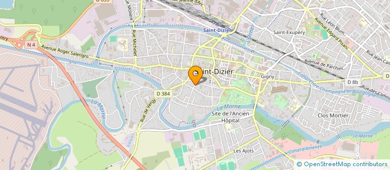 localisation de l'entreprise PASCAL ET SANDRINE  SAINT-DIZIER