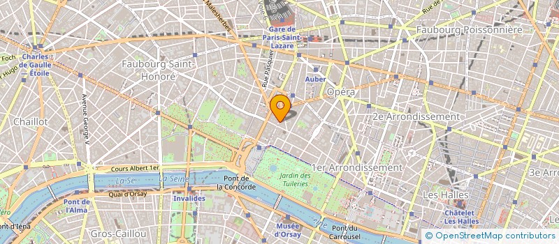 localisation de l'entreprise PASCAL FRANCK  PARIS