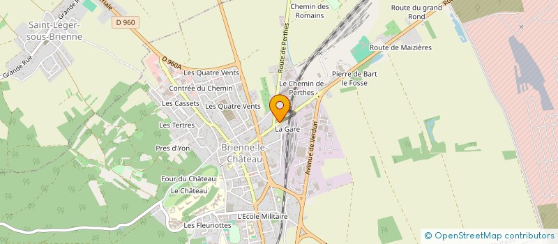 localisation de l'entreprise PASCAL FREY  BRIENNE-LE-CHATEAU