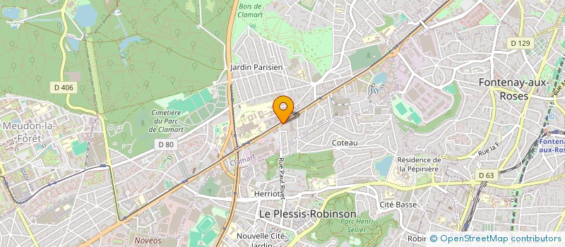 localisation de l'entreprise PASCAL GUENON CYCLES BOUTIQUE TRIATHLON à CLAMART