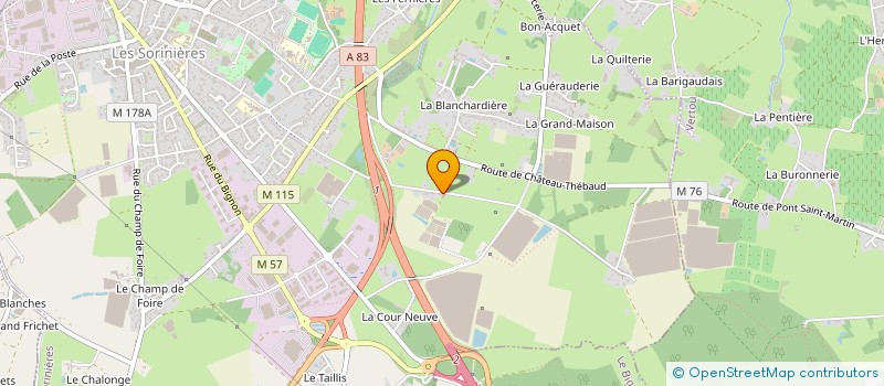localisation de l'entreprise PASCAL GUILLOU SELECTION à SORINIERES (LES)