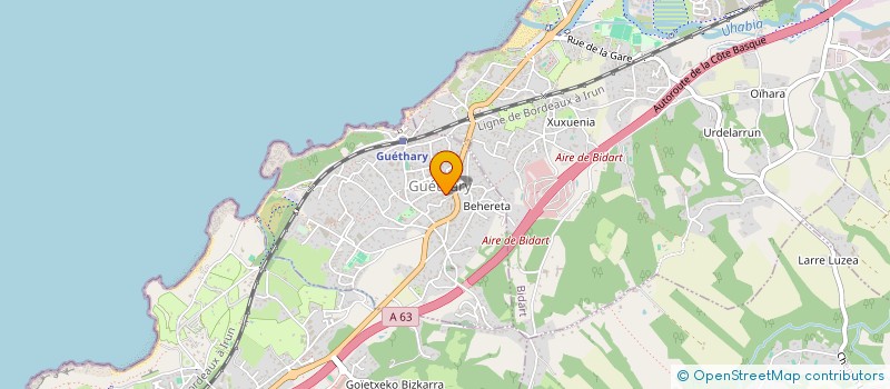 localisation de l'entreprise PASCAL HOCHE & PARTNERS  GUETHARY