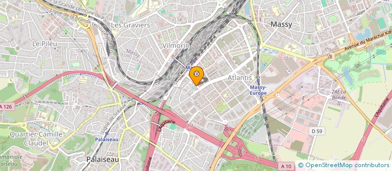 localisation de l'entreprise PASCAL HUYNH INFORMATIQUE  MASSY