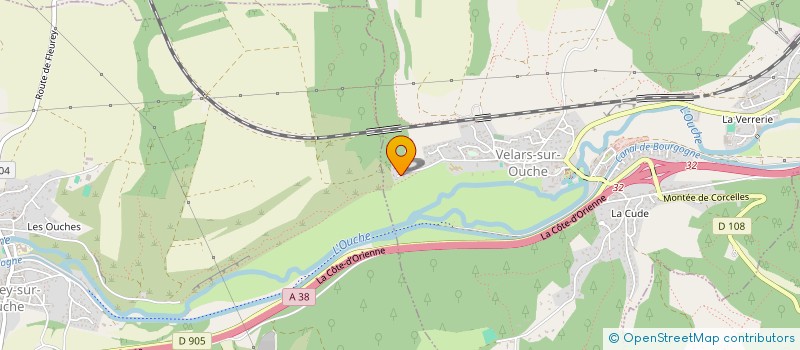 localisation de l'entreprise PASCAL IMMO  VELARS-SUR-OUCHE