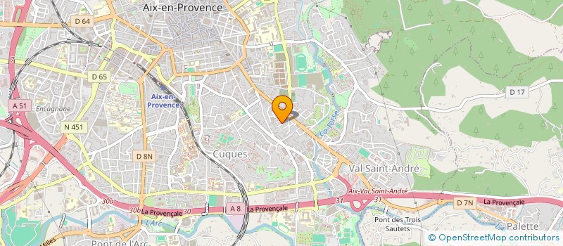localisation de l'entreprise PASCAL INTERNATIONAL CONSULTING SAS à AIX-EN-PROVENCE