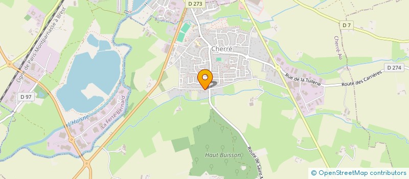 localisation de l'entreprise PASCAL LANGE  LA FERTE-BERNARD