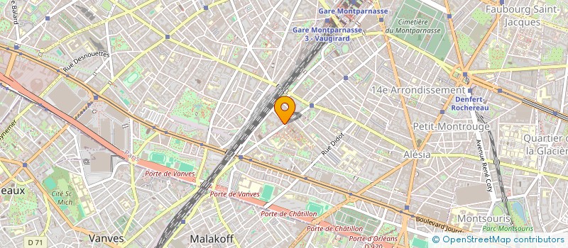 localisation de l'entreprise PASCAL- LAURENT  PARIS