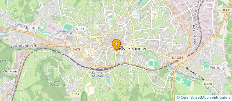 localisation de l'entreprise PASCAL LECLERC - SCP DE MANDATAIRE JUDICIAIRE à LONS-LE-SAUNIER