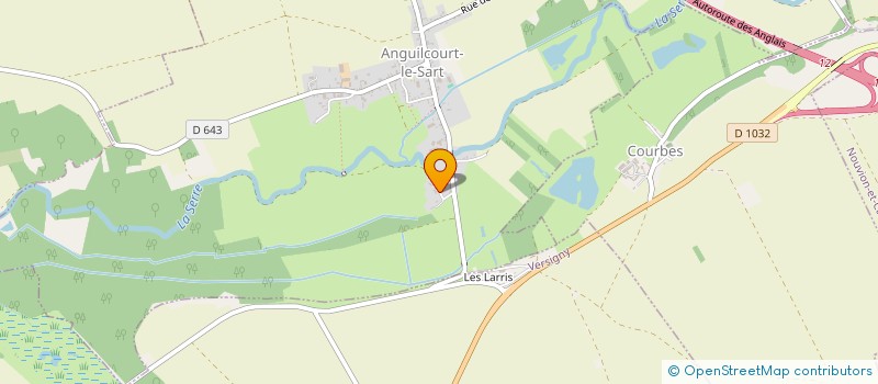 localisation de l'entreprise PASCAL LEQUEUX  ANGUILCOURT-LE-SART