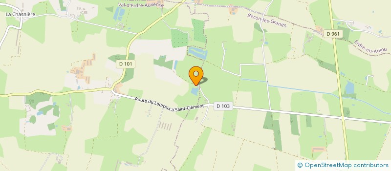 localisation de l'entreprise PASCAL MALINGE  VAL D'ERDRE-AUXENCE