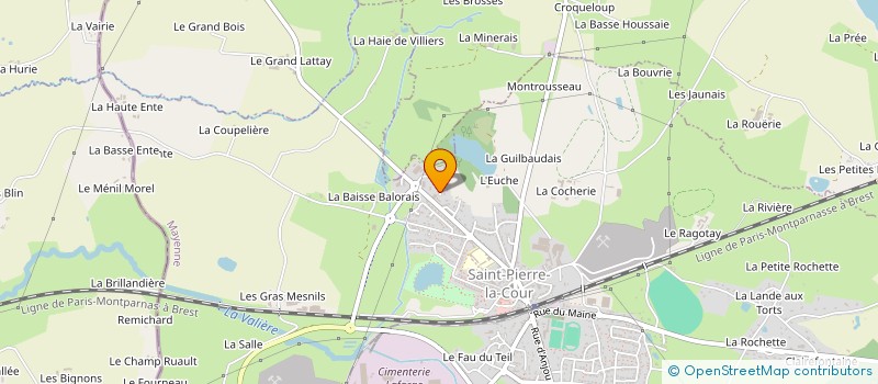 localisation de l'entreprise PASCAL MECA 53 à SAINT-PIERRE-LA-COUR