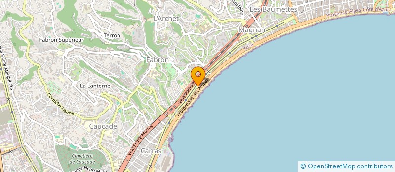 localisation de l'entreprise PASCAL MENUIS CONSEIL EURO FENET à NICE