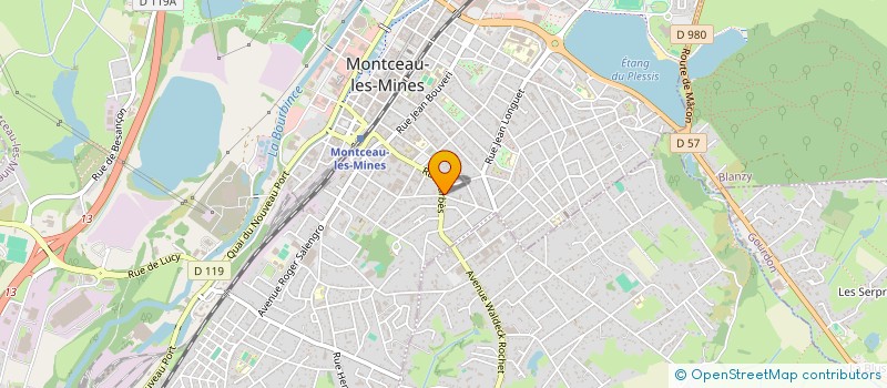 localisation de l'entreprise PASCAL MONNOT SARL à MONTCEAU-LES-MINES