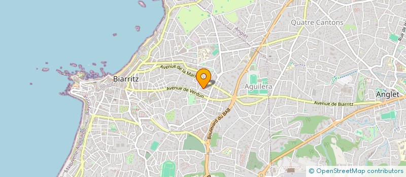 localisation de l'entreprise PASCAL ORGERET DIFFUSION à BIARRITZ