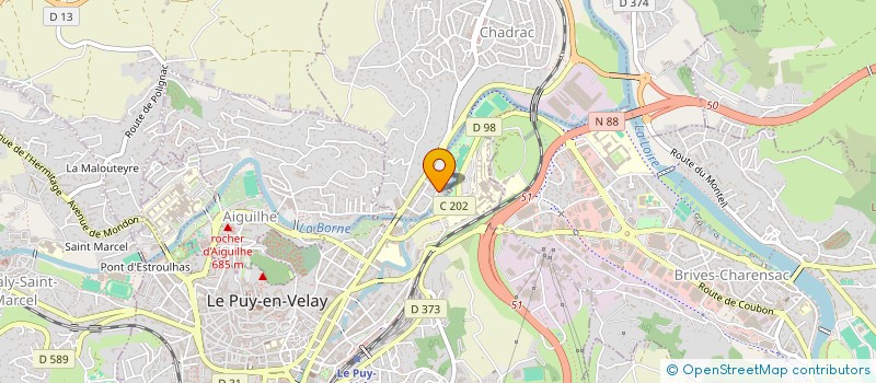 localisation de l'entreprise PASCAL PATRIMOINE  CHADRAC