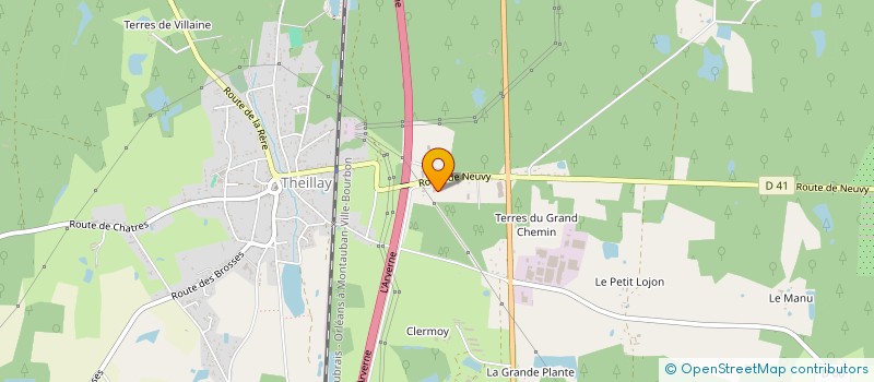 localisation de l'entreprise PASCAL PETIT à THEILLAY