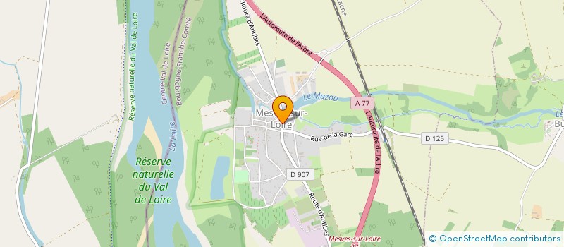 localisation de l'entreprise PASCAL POUBEAU à MESVES-SUR-LOIRE