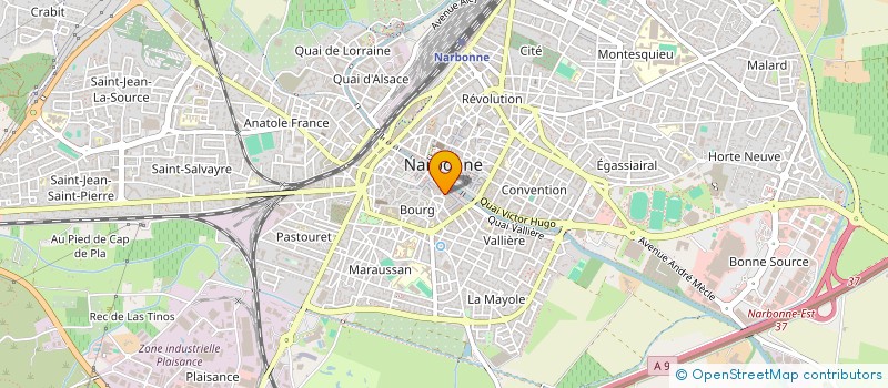 localisation de l'entreprise PASCAL RESTAURATION  NARBONNE